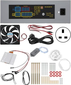 CHDE Digital Mini Fully Automatic Egg Incubator, Digital Poultry Incubator Stable Practical for Egg Incubator for Poultry Incubator(#3)