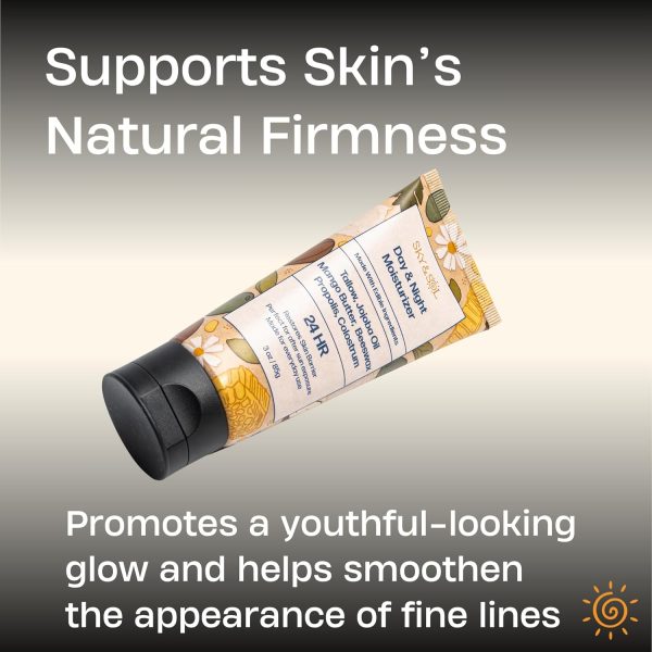 ⁦Sky and Sol & Moisturizer for All Skin Types Grass Fed Beef Tallow for Day & Night Skin Care All-Natural Ingredients Moisturizer Perfect for After-Sun Exposure – 3 oz⁩ - الصورة ⁦5⁩