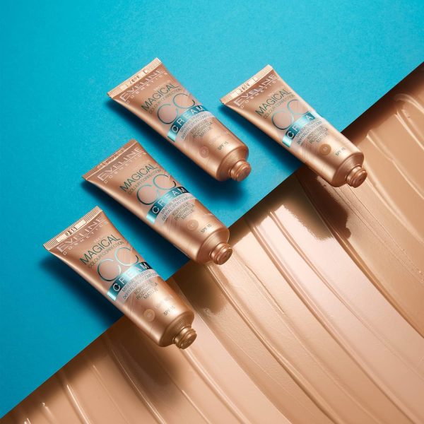 ⁦Eveline Cosmetics Cc Cream Magical Colour Correction, Light Beige 50-30ml⁩ - الصورة ⁦2⁩