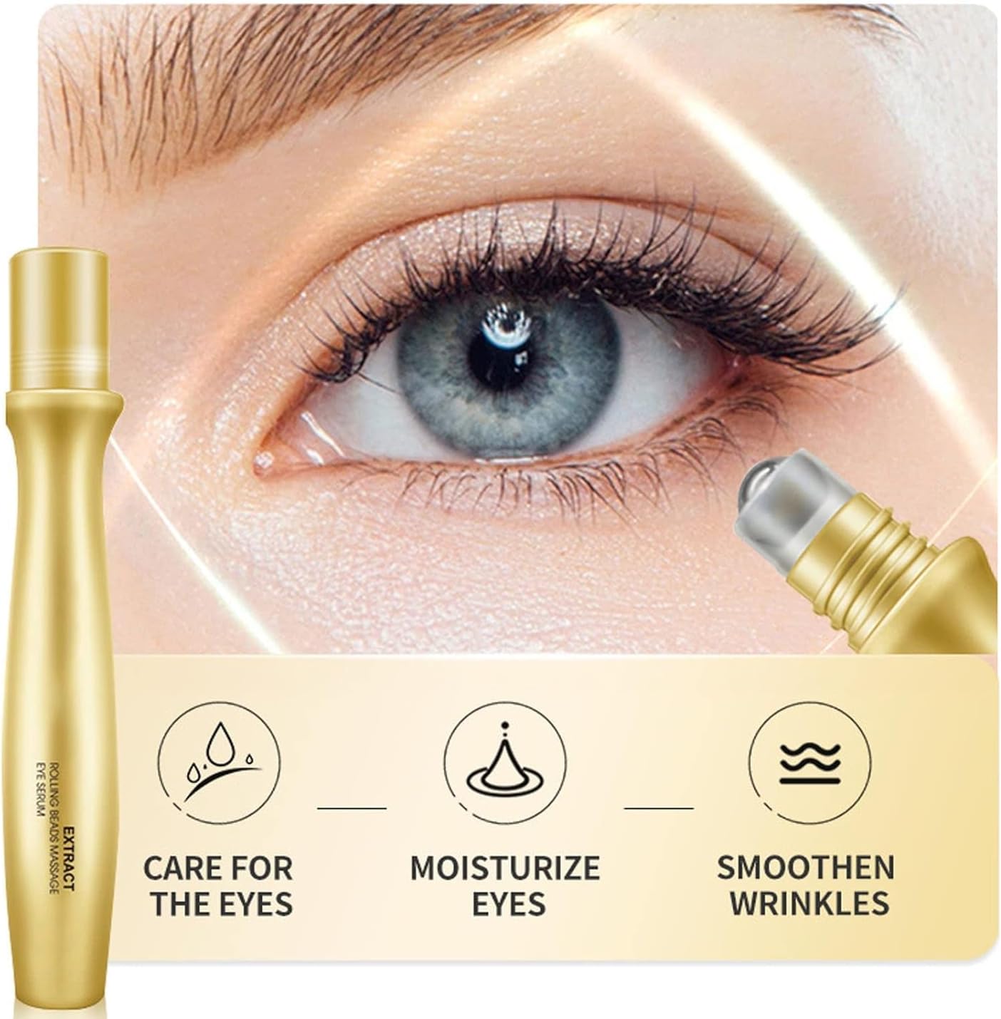 SADOER Retinol Bead Eye Massage Serum to Soften and Improve Dry, Rough Skin 3 SADOER Retinol Bead Eye Massage Serum to Soften and Improve Dry, Rough Skin - الصورة 3