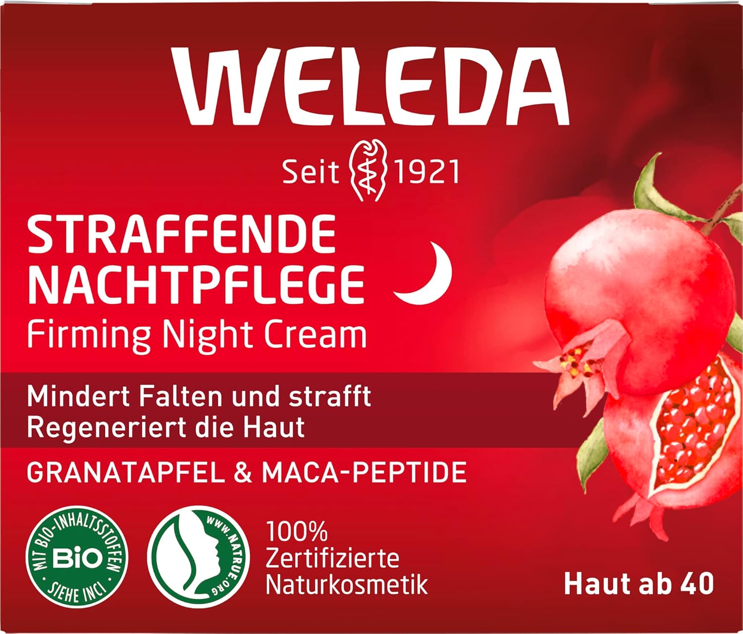 Weleda GRANADA & PÉPTIDOS DE MACA crema de noche reafirmante 40 ml 2 Weleda GRANADA & PÉPTIDOS DE MACA crema de noche reafirmante 40 ml - الصورة 2