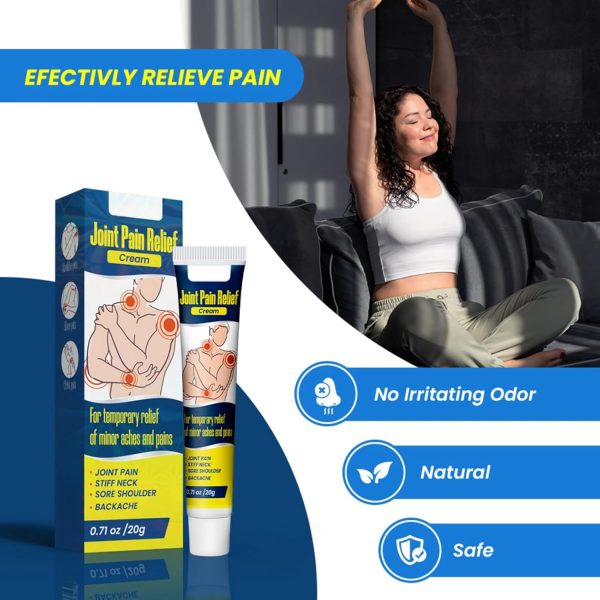 ⁦NOVOLAN Joint Pain Relief Cream, 20g - Soothing Ointment for Joint Care, Alleviates Discomfort in Knees, Waist, Shoulders, and Neck, Great for Sore Muscles and Aching Joints, Effective Massage Cream⁩ - الصورة ⁦4⁩