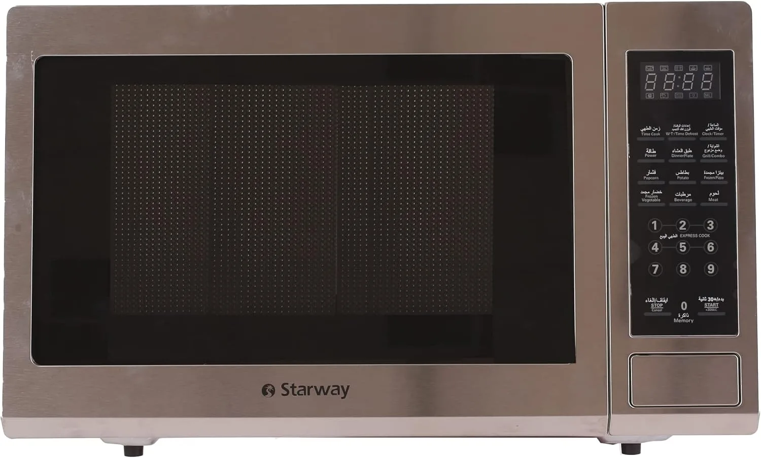 Starway 30 Liter 1450W Electric Microwave Oven with Child Safety Lock and Digital Control | Model No SWMO30GSS with 2 Years Warranty
