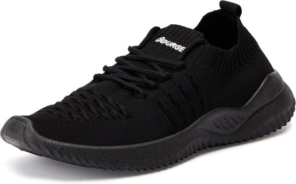 Bourge Women's Micam-504 Black Sports Shoes - 3(Micam-504-03)
