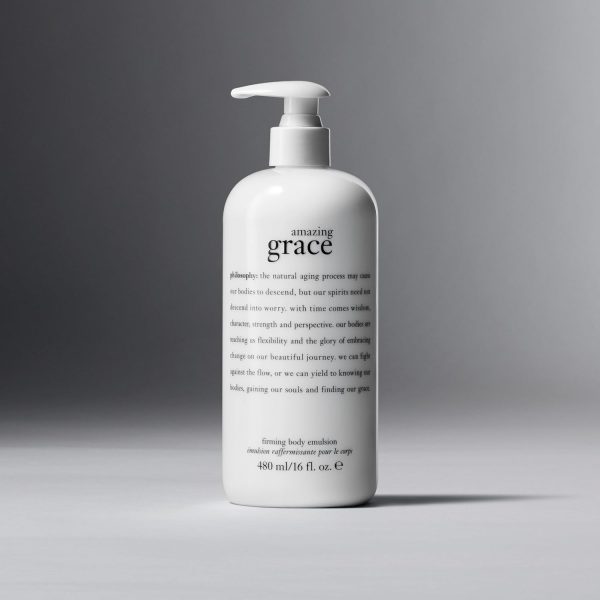 ⁦philosophy amazing grace body lotion | 480ml | body moisturiser for dry skin | firming body emulsion⁩ - الصورة ⁦2⁩