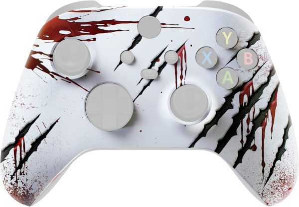 ⁦eXtremeRate Custom Shell for Xbox Series X & S Controller - Revitalize Your Controller - Wild Attack Replacement Cover Front Housing Cover for Xbox Core Controller Wireless [Control NOT Included]⁩ - الصورة ⁦5⁩