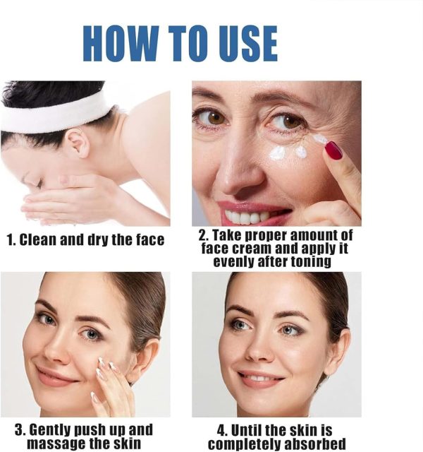 ⁦Anti-Aging Face Cream,5 Seconds Instant Wrinkle Removal Cream,with 2.5% Retinol Anti-Wrinkle Cream Skin Firming Lifting Moisturizing Facial Cream Remove Fine Line Skin Care⁩ - الصورة ⁦7⁩