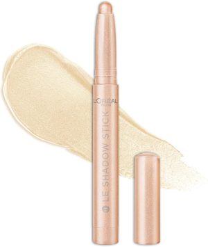 L'Oréal Paris Le Shadow Stick by Paradise #105 Mesmerizing Gold Eyeshadow in Practical Pen Format, Glossy Finish, Long Lasting Gel Texture, 1.4 g