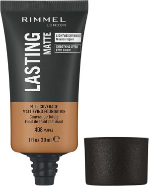 Rimmel London, Lasting Finish Matte Foundation, 408 Maple, 30Ml