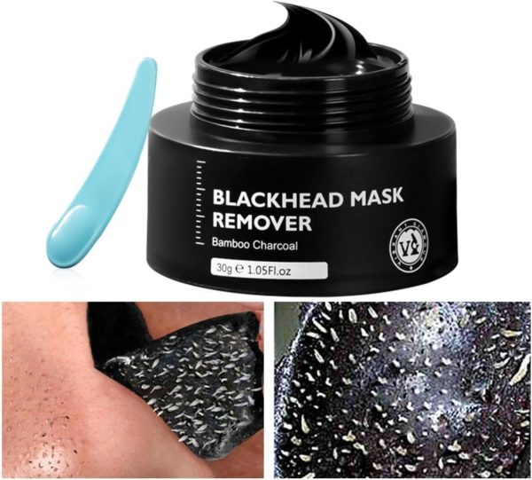 ⁦JDLYEVER Bamboo Charcoal Blackhead Mask Shrinks Pores Deep Cleansing Helps to Extract Dirt & Oil, Blackhead Removal Peel-Off Design Easy to Apply Suitable for All Skin Types Refreshing Scent⁩ - الصورة ⁦4⁩