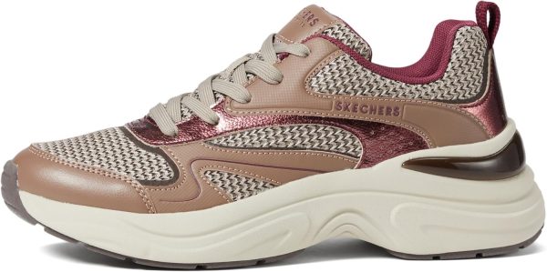 ⁦Skechers Women's Hazel-Metallic Soiree Sneaker⁩ - الصورة ⁦4⁩