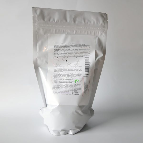 ⁦ANTI POLLUTION TRANSLUCENT ALGINATE FACIAL PEEL-OFF MASK - DETOX POWDER CLEANSING BLACKHEAD ACNE DEEP PORE CLEANSING AIR POLLUTION IMPURITIES TOXINS 10 TREATMENTS 200g/0.44lbs/7.05oz (FLOWER PETALS)⁩ - الصورة ⁦10⁩