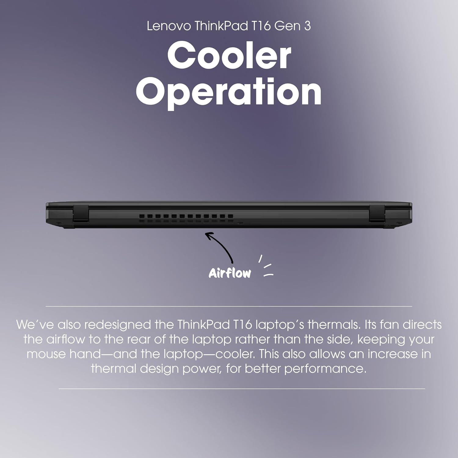 Lenovo ThinkPad T16 Gen 3 Business Laptop (16" FHD+, Intel 12-Core Ultra 5 125U (>i7-1355U), 16GB DDR5, 512GB SSD), 2X Thunderbolt 4, Fingerprint, Backlit, 5MP Webcam, Ethernet, Win 11 Pro, MAJ Deskp 4 Lenovo ThinkPad T16 Gen 3 Business Laptop (16" FHD+, Intel 12-Core Ultra 5 125U (>i7-1355U), 16GB DDR5, 512GB SSD), 2X Thunderbolt 4, Fingerprint, Backlit, 5MP Webcam, Ethernet, Win 11 Pro, MAJ Deskp - الصورة 4