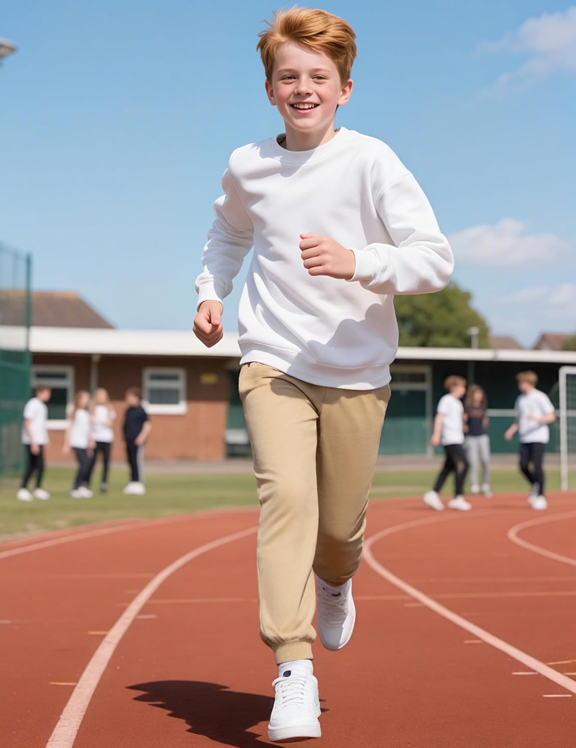 بي او او بي اتش بناطيل رياضية للاولاد، ملابس اطفال رياضية كاجوال مع رباط بوكيت 5-14 سنة 6 بي او او بي اتش بناطيل رياضية للاولاد، ملابس اطفال رياضية كاجوال مع رباط بوكيت 5-14 سنة - الصورة 6