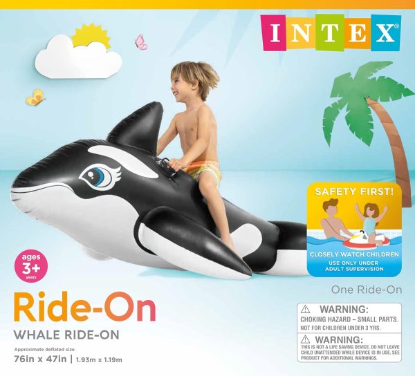 ⁦Intex Large Inflatable Whale⁩ - الصورة ⁦4⁩
