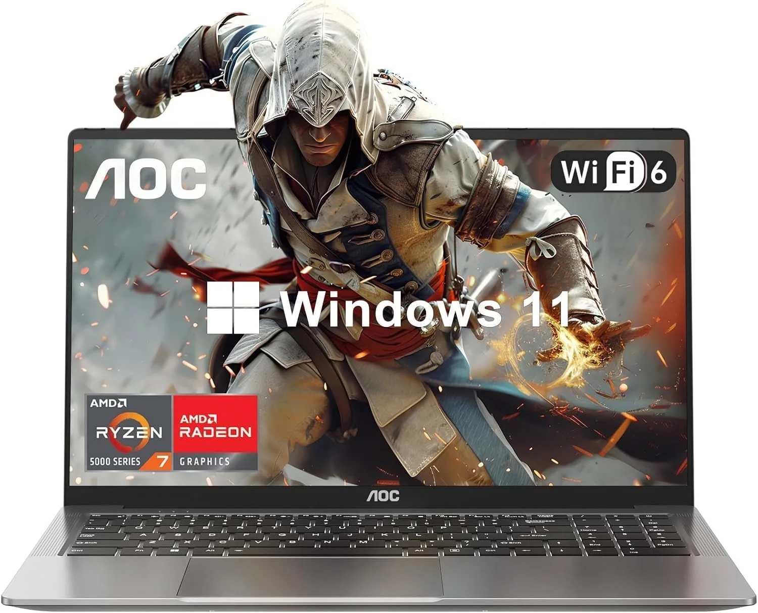 2025 AMD Laptop Computer with Ryzen 7 5700U (8C/16T, Up to 4.3GHz) Radeon RX Vega 8 Graphics Laptop 16GB RAM 512GB NVMe SSD, Windows 11, 16.1 FHD Display, WiFi 6, 53Wh Battery,HDMI, Webcam, Backlit KB