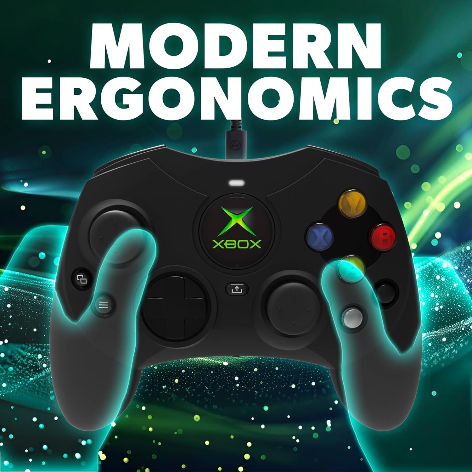 Hyperkin DuchesS Wired Controller - Black - Officially licensed S Controller replica for use with Xbox Series X|S, Xbox One, Windows 10|11, PC, Video Game Controller with Hall Effect Sticks, 3.5MM, 8 Hyperkin DuchesS Wired Controller - Black - Officially licensed S Controller replica for use with Xbox Series X|S, Xbox One, Windows 10|11, PC, Video Game Controller with Hall Effect Sticks, 3.5MM, - الصورة 8