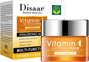 DISAAR BEAUTY Whitening Cream Vitamin С Glow Moisturizing Hyaluronic Acid Nourishment Multi-Function Essence 50 ml