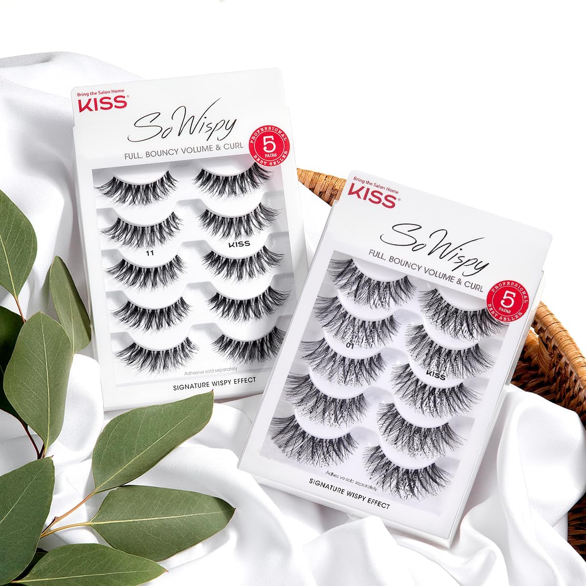 Kiss Products No. 05 Ever EZ Lashes, 5 Pairs 6 Kiss Products No. 05 Ever EZ Lashes, 5 Pairs - الصورة 6