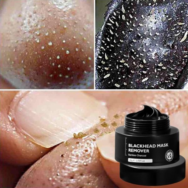 ⁦JDLYEVER Bamboo Charcoal Blackhead Mask Shrinks Pores Deep Cleansing Helps to Extract Dirt & Oil, Blackhead Removal Peel-Off Design Easy to Apply Suitable for All Skin Types Refreshing Scent⁩ - الصورة ⁦2⁩