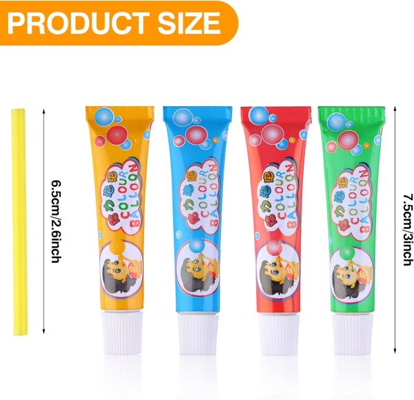 ⁦MAKINGTEC 20PCS Blow Plastic Bubbles Toy Set, Large Bubble Balloons Bubble Blowing Products Collection Kid-Friendly Bubble Blowing Toys for Kids Outside Party Birthday Gift Toddler Outdoor Toys⁩ - الصورة ⁦6⁩