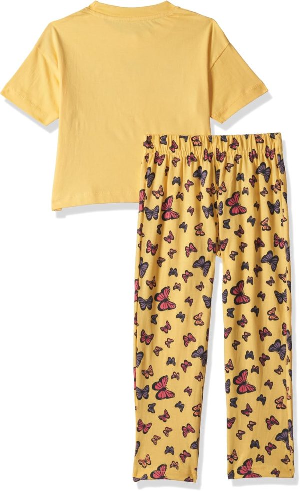 ⁦T2F Girls GLS-PJS-01 Pajama Set (pack of 2)⁩ - الصورة ⁦2⁩