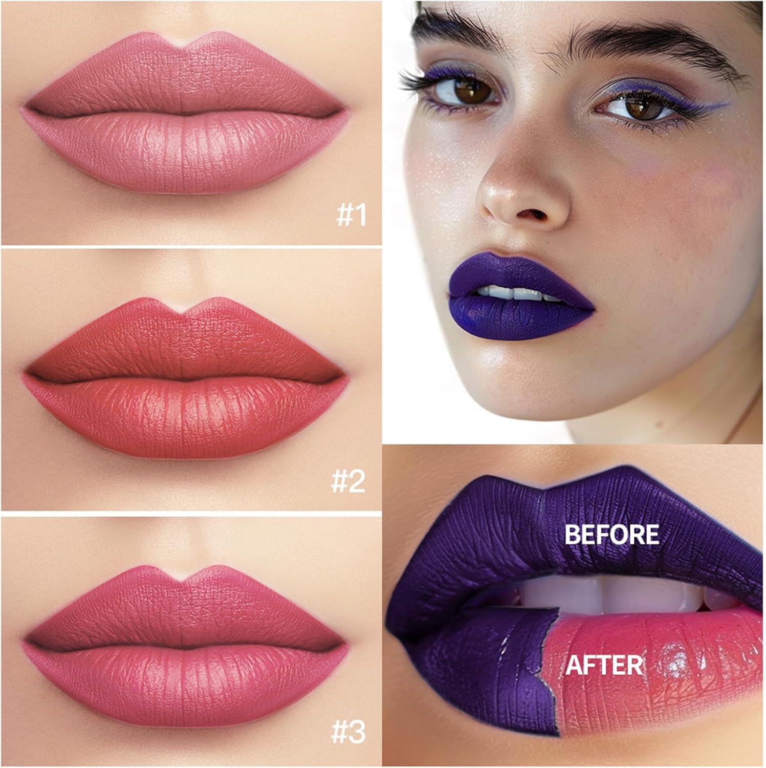 Jxfnogn Peel Off Lip liner Tattoo, Long-Lasting Matte Finish, Lock Color, Waterproof, Sweat Proof, Non Shedding, Easy to Apply, Non Drying, 01 6 Jxfnogn Peel Off Lip liner Tattoo, Long-Lasting Matte Finish, Lock Color, Waterproof, Sweat Proof, Non Shedding, Easy to Apply, Non Drying, 01 - الصورة 6