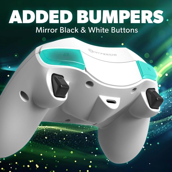 ⁦Hyperkin DuchesS Wired Controller - White - Officially licensed S Controller replica for use with Xbox Series X|S, Xbox One, Windows 10|11, PC, Video Game Controller with Hall Effect Sticks, 3.5MM,⁩ - الصورة ⁦6⁩