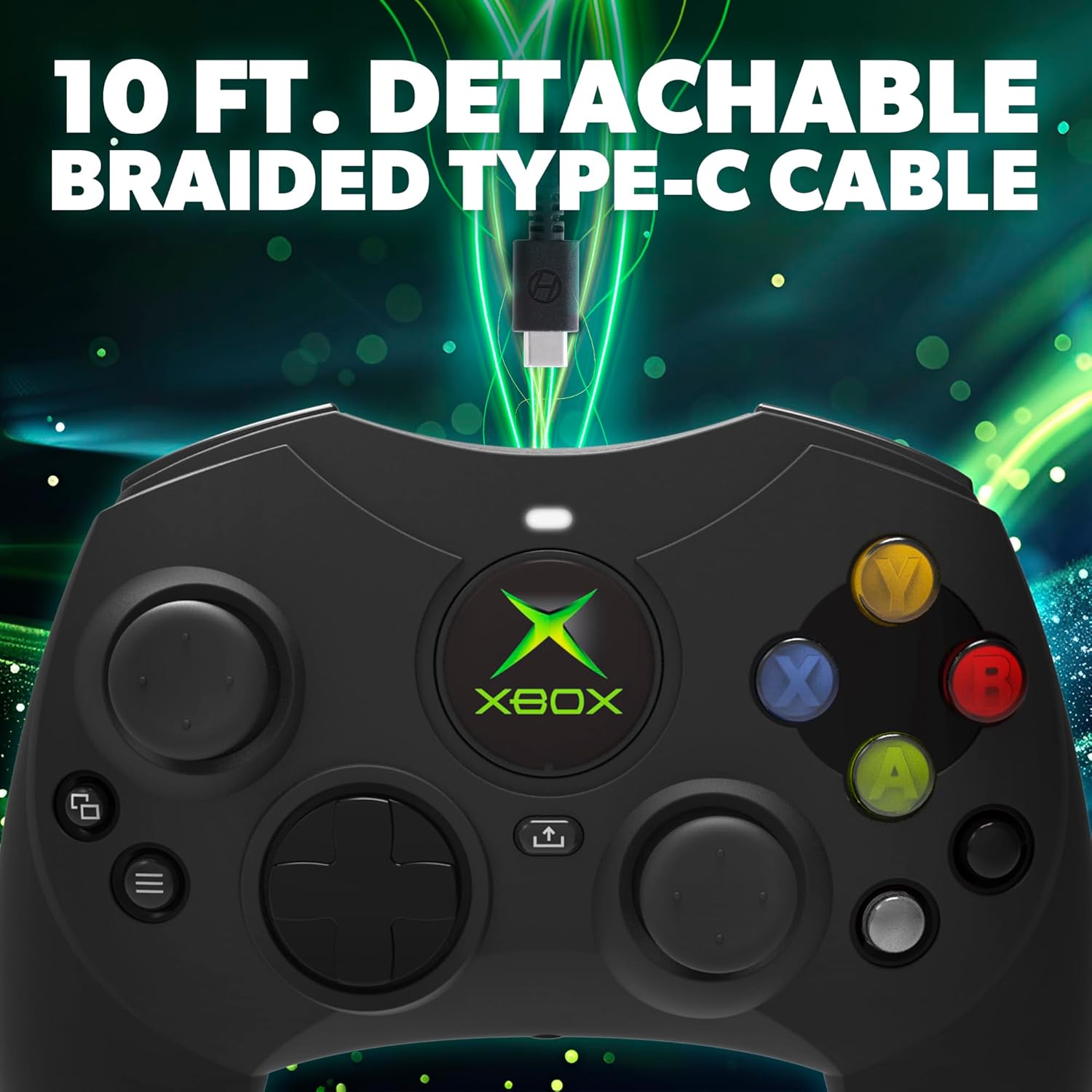Hyperkin DuchesS Wired Controller - Black - Officially licensed S Controller replica for use with Xbox Series X|S, Xbox One, Windows 10|11, PC, Video Game Controller with Hall Effect Sticks, 3.5MM, 5 Hyperkin DuchesS Wired Controller - Black - Officially licensed S Controller replica for use with Xbox Series X|S, Xbox One, Windows 10|11, PC, Video Game Controller with Hall Effect Sticks, 3.5MM, - الصورة 5