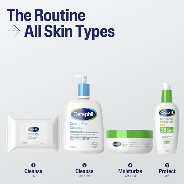 ⁦Cetaphil Gentle Makeup Removing Wipes 25⁩ - الصورة ⁦6⁩