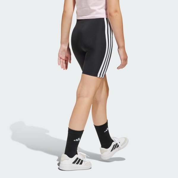 ⁦adidas Girls Essentials Biker Shorts Kids Tights⁩ - الصورة ⁦4⁩