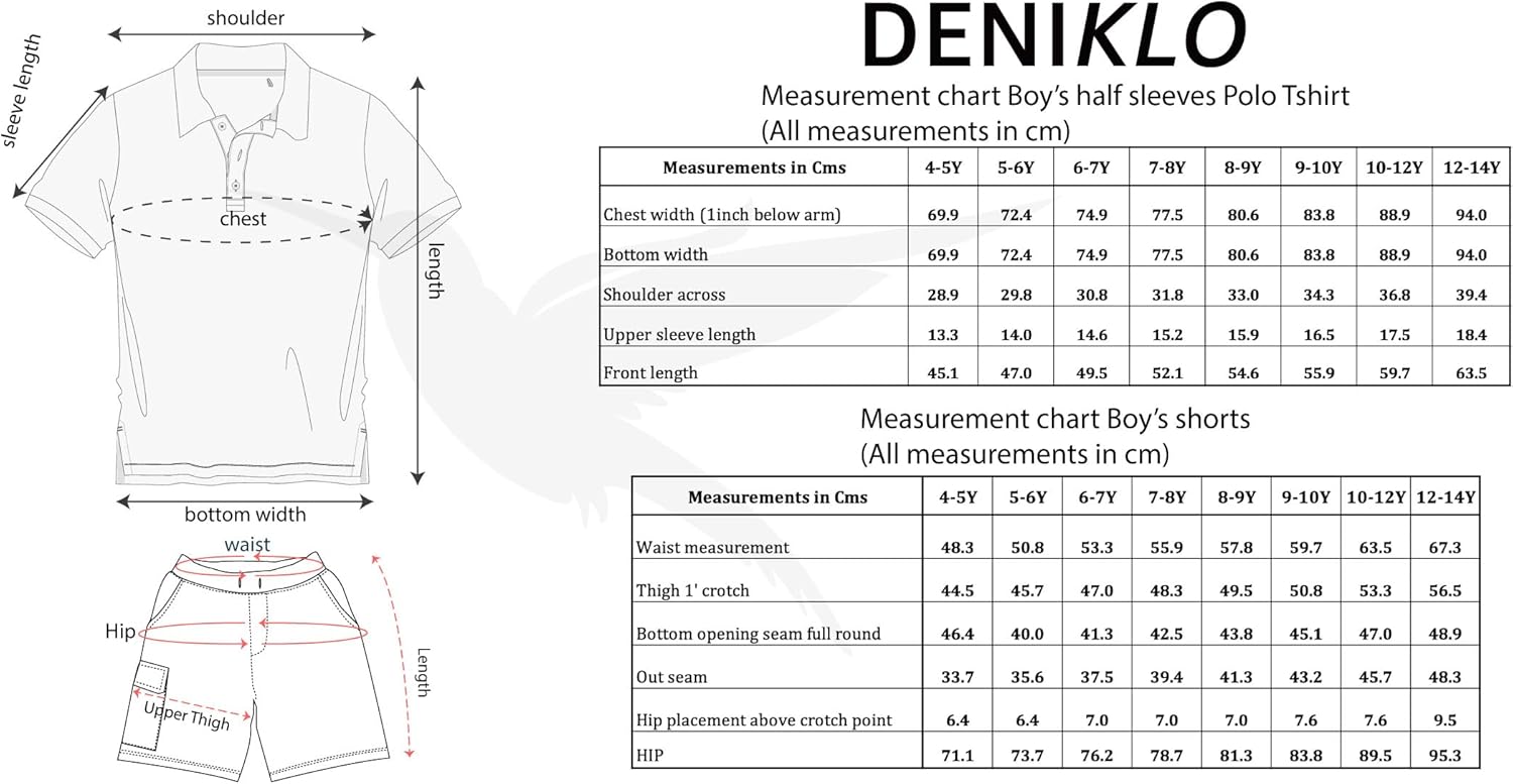 Deniklo Boys' Polo T-Shirt & Shorts Set 100% Cotton Bio-Washed Fabric 5 Deniklo Boys' Polo T-Shirt & Shorts Set 100% Cotton Bio-Washed Fabric - الصورة 5