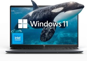 KAIGERR Laptop Intel N97 15.6-in 16GB DDR4 512GB SSD Windows Laptops Notebook-Computers, Numeric Keypad Win-11 Pro WiFi 5 HDMI Type-C USB 3.2 Webcam 3.5mm Audio Student Laptops