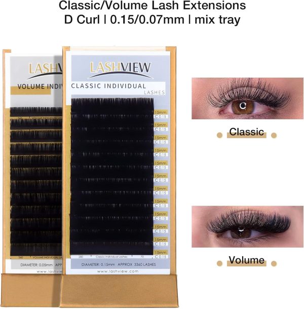 ⁦LASHVIEW Eyelash Extension Kit,Professional Eyelash Mannequin Head Kit with 4pc Removable Eyelids, Lash Kit for Eyelash Extensions Beginners,Training Makeup and Eyelash Graft⁩ - الصورة ⁦5⁩