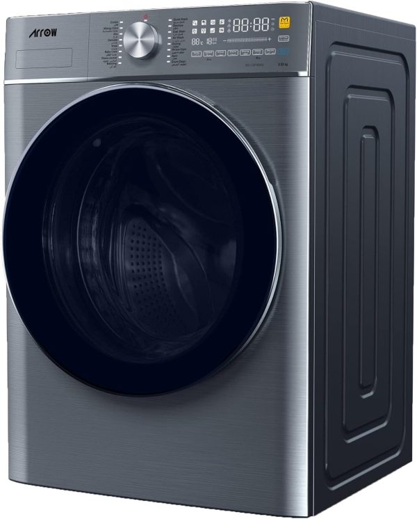 ⁦Arrow 10 kg Front Loading Washing Machine Washing with 6 kg Drying | Model No RO-10FWMS with 2 Years Warranty⁩ - الصورة ⁦2⁩