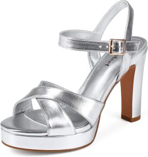 Abbleet Abbleet Platform High Heels womens Heeled Sandal