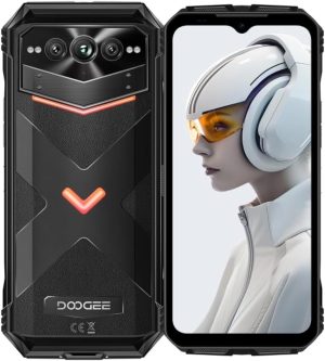 DOO.GEE Vmax Plus 5G Rugged Phone, 16GB+512GB, 6.58 inch Android 14 MediaTek Dimensity 7050 Octa Core, Network: 5G, OTG, NFC (Black)