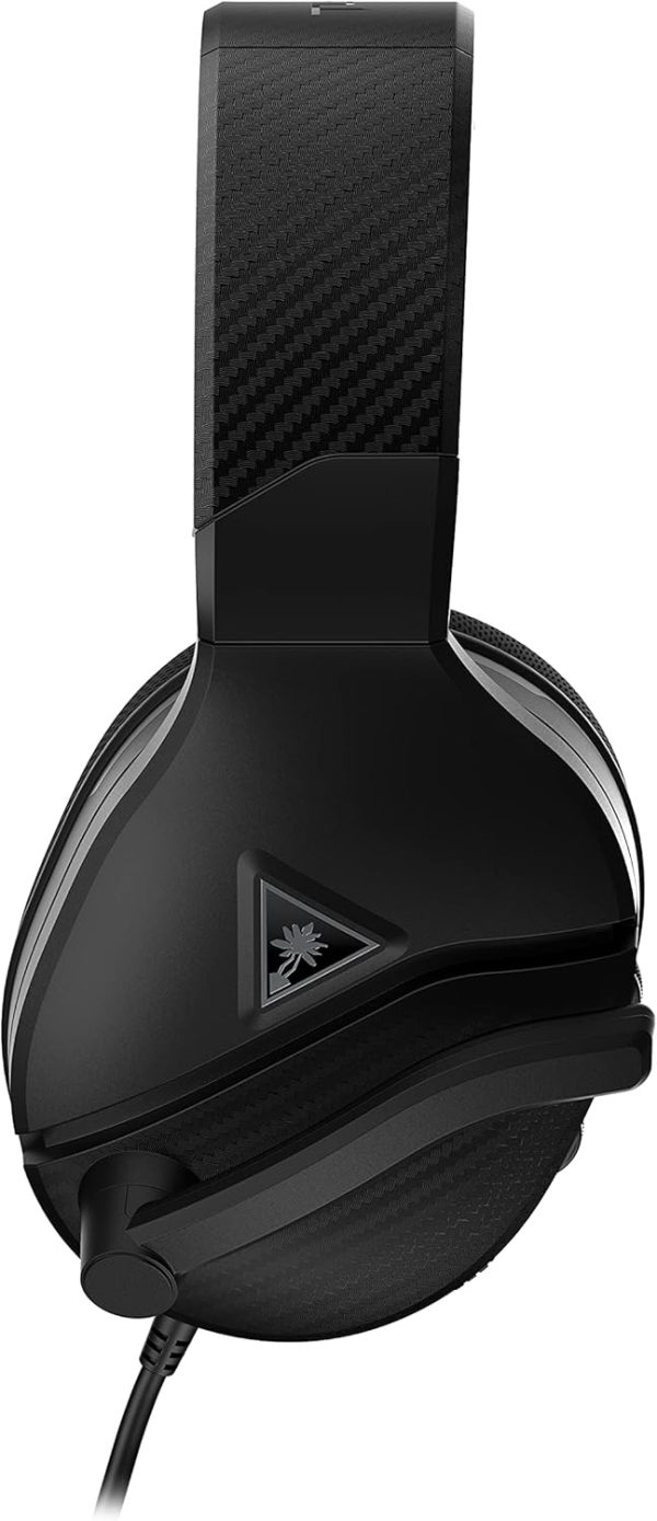 ⁦Turtle Beach Recon 200 Gen 2 Powered Gaming Headset for Xbox Series X, Xbox Series S, & Xbox One, PlayStation 5, PS4, Nintendo Switch, Mobile, & PC with 3.5mm connection - Black⁩ - الصورة ⁦8⁩