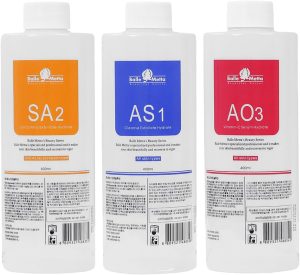 MEISHIDA AS1 SA2 AO3 Aqua Peeling Solution Salon Professional Dermabrasion Serum for Small Bubble Skin Care Facial Mask Machine (400ml*3)