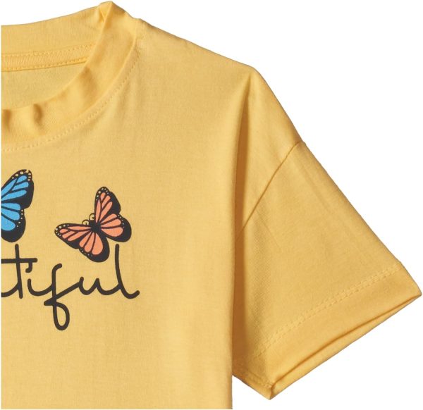 ⁦T2F Girls GLS-PJS-01 Pajama Set (pack of 2)⁩ - الصورة ⁦3⁩