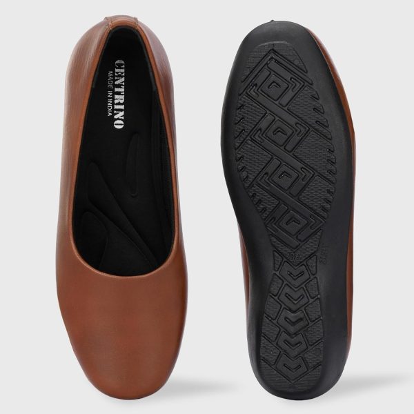 ⁦Centrino Women's Stylish and Comfortable Wedge Heel Bellies - Perfect for Office and Casual Wear (7334)⁩ - الصورة ⁦4⁩