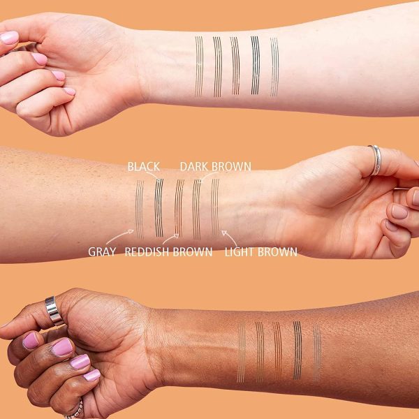 ⁦Azonee Eyebrow Pencil, Eyebrow Microblading Pen, Eye Makeup Eyebrow Pen Micro 4 Point Brow Pen Lift & Snatch Eyebrow Microblading Pen Long-Lasting Waterproof Natural Eyebrow Hair (Dark Brown)⁩ - الصورة ⁦8⁩