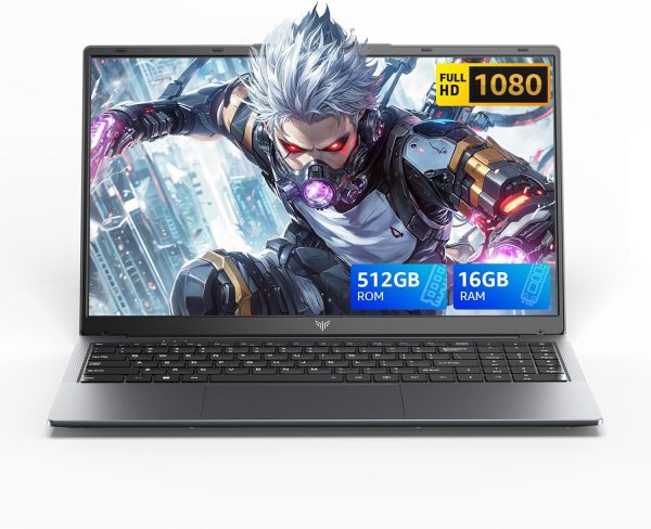 ACEMAGIC 15.6" Laptop Computer LX15 with Intel N97 Processor,16GB DDR4 512GB SSD,1080P FHD,Windows 11 Pro,5000mAh, 180° Fold,USB3.2 Type-C,Ideal for Work & Study
