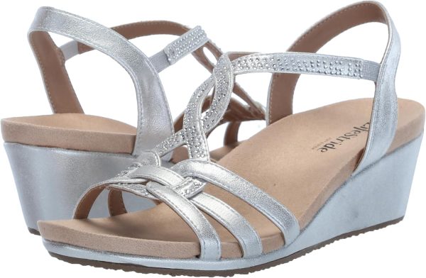 ⁦LifeStride Women's Monaco Strappy Wedge Sandals⁩ - الصورة ⁦7⁩