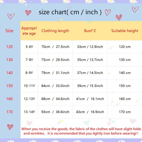 ⁦Girls' casual dress, children's purple chiffon party clothing, square collar with a bow at the back, bubble short sleeves, suitable for 5-14 years old⁩ - الصورة ⁦4⁩