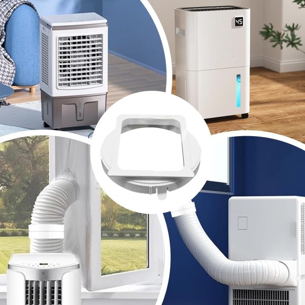 ⁦Portable AC Exhaust Hose Coupler | Air Conditioner Port Connector | Venting Exhaust Coupler Replacement Accessories for Vehicle Portable AC Home⁩ - الصورة ⁦4⁩