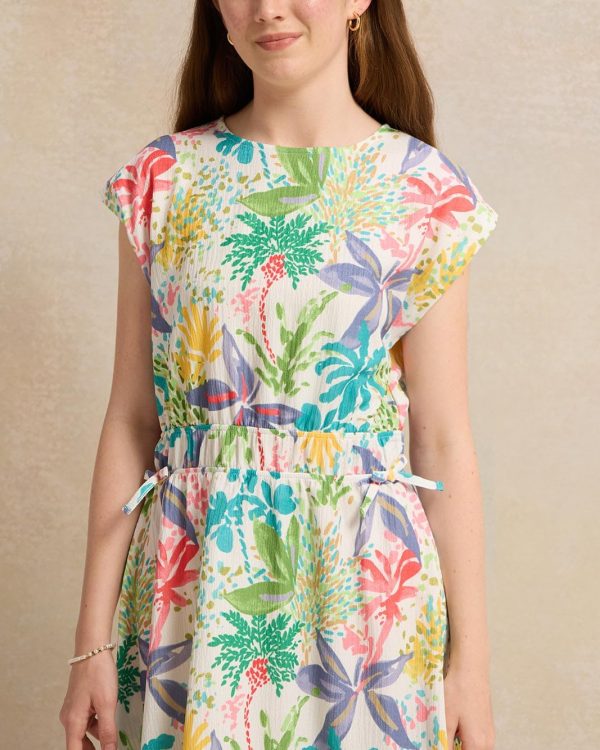⁦REDTAG Senior Girls Assorted Printed Tropical Dress⁩ - الصورة ⁦5⁩