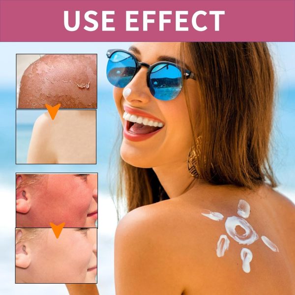 ⁦KASTWAVE Sun Cream Spf50, Sakura Spf 50 Face Moisturiser for Daily UVA UVB - Moisturizing Suncream for Oily Skin - No White Cast & Non-Greasy Lightweight Texture - Lotion Sunscreen Even Skin Tone⁩ - الصورة ⁦5⁩