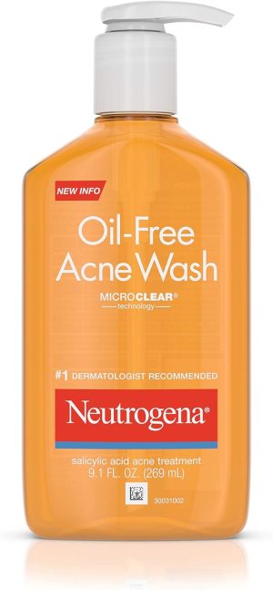 Neutrogena Acne Wash, Oil-Free, 9.1 Oz.