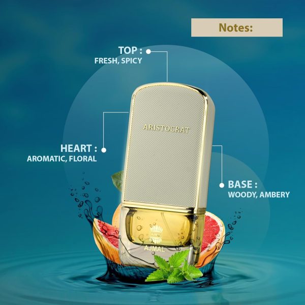 ⁦Ajmal Aristocrat Costal Eau de Perfume - 75ML⁩ - الصورة ⁦5⁩